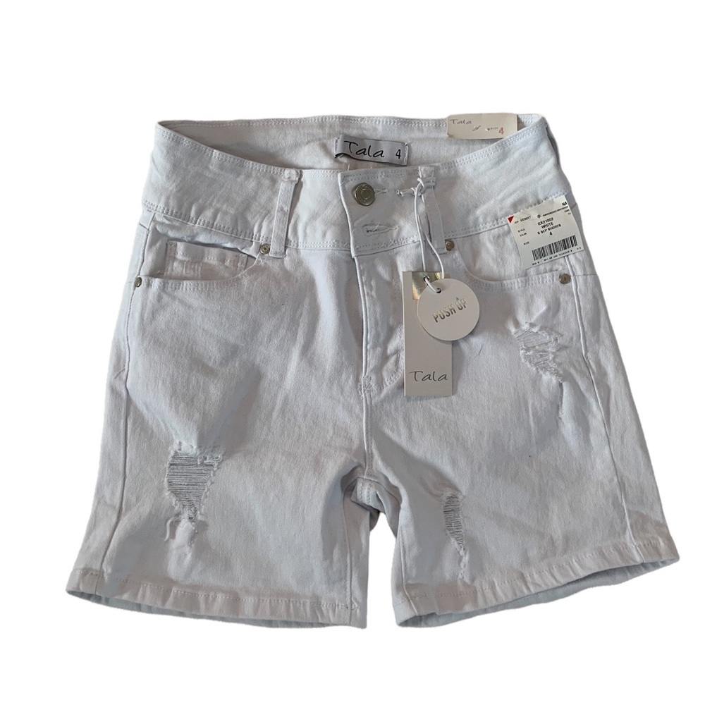 Tala White Short Pants Size 4 — image 2 of 8